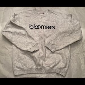 Vtg Bloomies Embroidered Spellout Sweatshirt Size Medium Made in USA